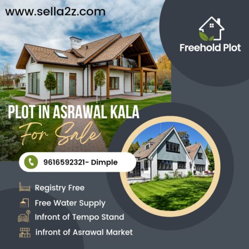 Asrawal kala Market mein tempo stand ke saamne plots available hai- Freehold plot in Prayagraj